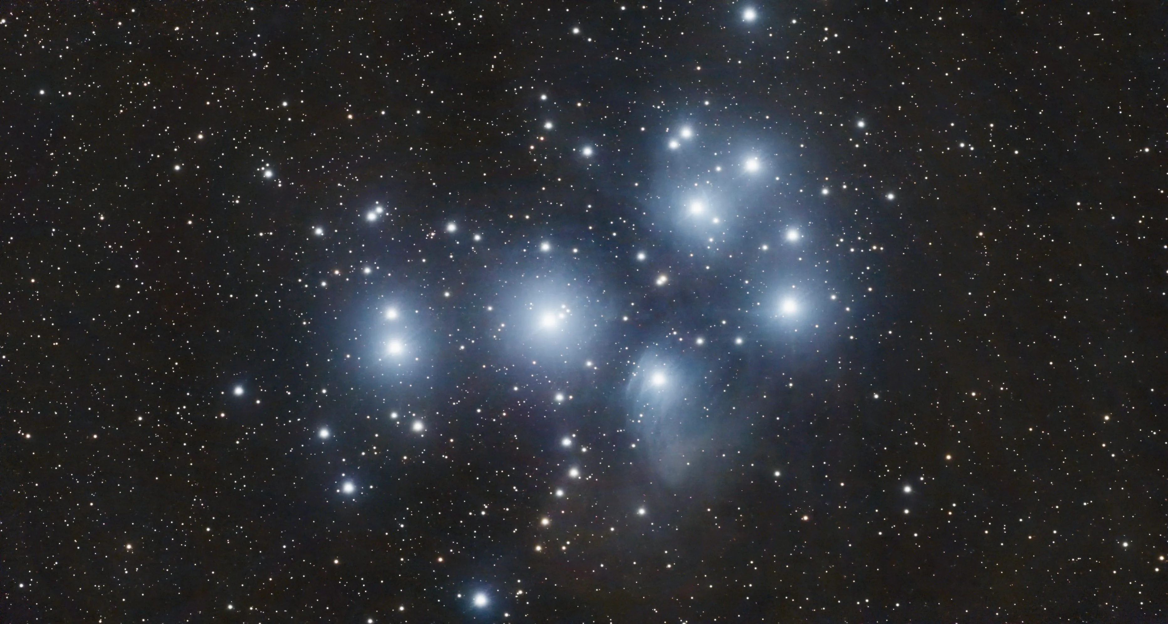 The seven sisters star cluster 